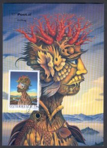 Austria 2005 Master of Woods, by Karl Hodina, Scott No(s). 2025 Maximum Card