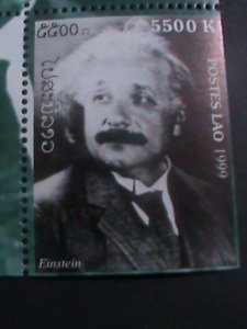 LAOS-1999 FAMOUS SCIENTIST EINSTEIN - MNH S/S VERY FINE WE SHIP TO WORLD WIDE.