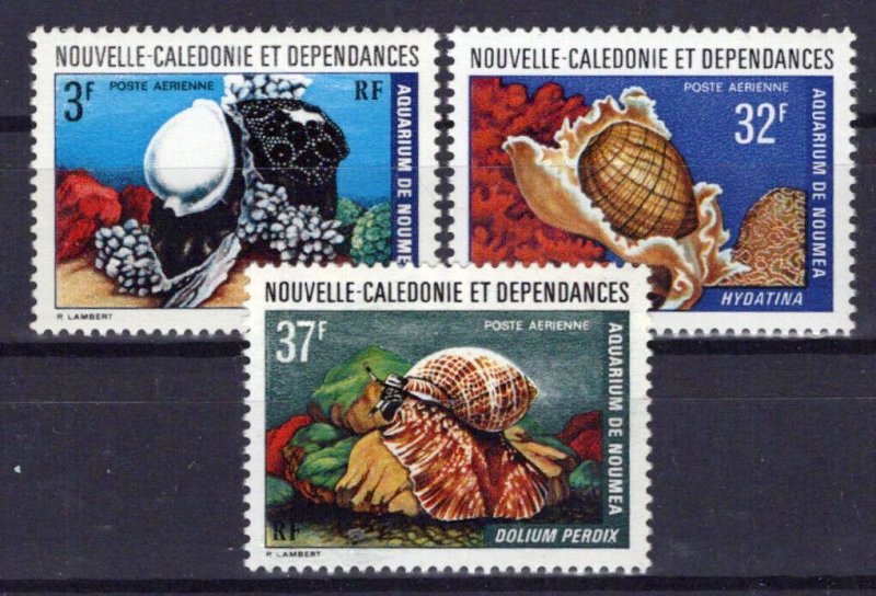 New Caledonia C111-C113 MNH Marine Life Noumea Aquarium ZAYIX 0524S0401