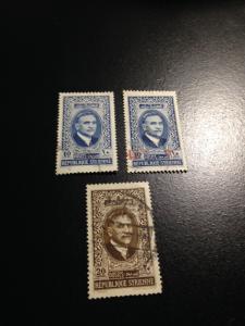 Syria sc 268a-270 u comp set