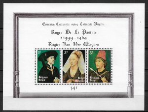 1964 Belgium B762 Rogier van der Weyden Paintings MNH S/S