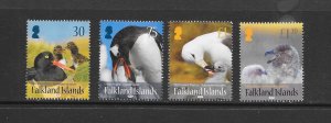 BIRDS - FALKLAND ISLANDS #1132-5  MNH