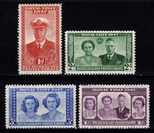 Bechuanaland Protectorate 1947 George VI Royal Visit, Set [Unused]