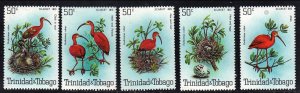 TRINIDAD & TOBAGO - 1980 BIRDS / BIRD - 5V - MINT NH