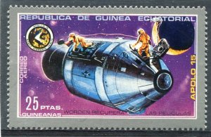 Equatorial Guinea 1972 SPACE APOLLO 15 1 value Perforated Mint (NH)