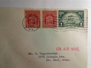 SCOTT # 680 PAIR AND # 614 AMERICAN POSTAL HISTORY 1929