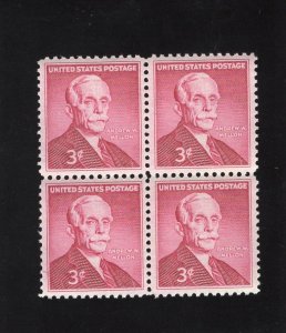 1072 Andrew Mellon, MNH blk/4