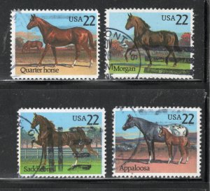 Scott # 2155-2158    used  singles