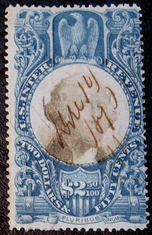 U.S. R124 Used VF SCV$35.00 Bright Color