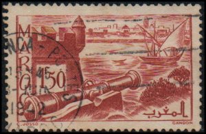 French Morocco 168 - Used - 1.50fr Ramparts of Sale (Fort) (1940)