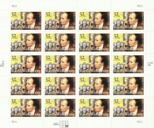 Raoul Wallenberg Sheet of Twenty 32 Cent Stamps Scott 3135