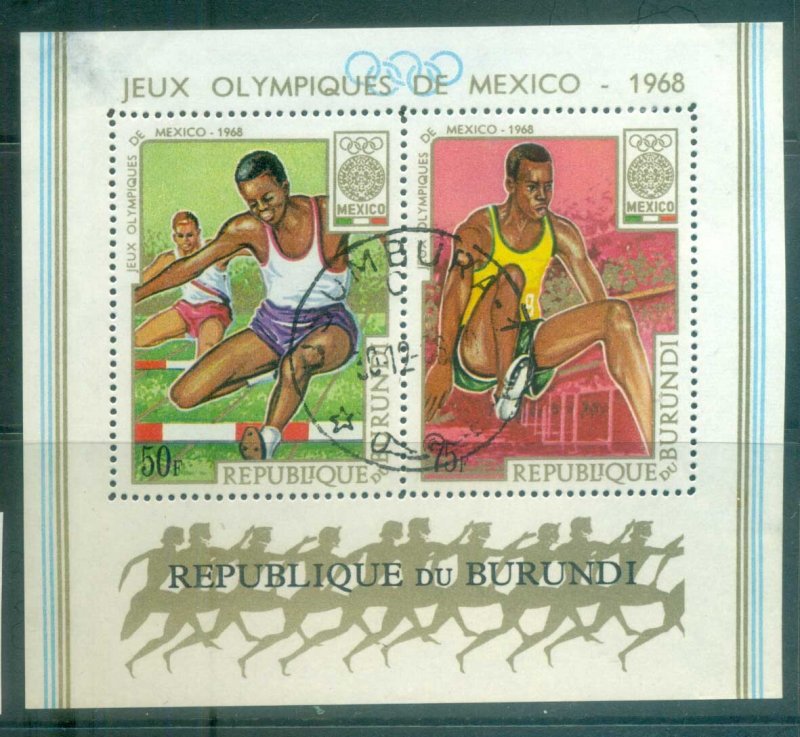 Burundi 1968 Summer Olympics, Mexico MS CTO