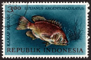 1963, Indonesia 3Rp, Used CTO, Sc 591