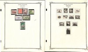 Cocos Islands Stamp Collection on 2 Scott Specialty Pages to 1969