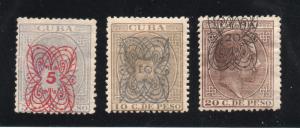 Spanish West Indies - Sc# 109 - 111 MH (rem)  /  Lot 1218191