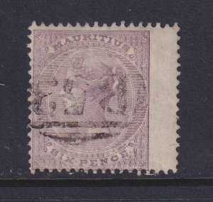 Mauritius, Scott 36 (SG 63), used, wing margin