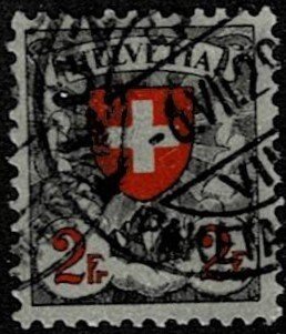 1924 Switzerland Scott Catalog Number 203 Used