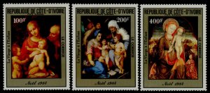 Ivory Coast C90-2 MNH Art, Paintings, Christmas