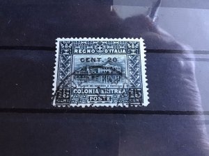 Italian Eritrea 1916 Surcharged  stamp   R27911