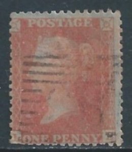 Great Britain #16a Used Queen Victoria 1p Orange Brown