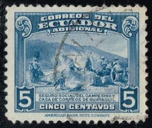 Ecuador #RA55 Peons; Used (0.25)