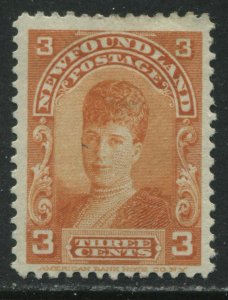 Newfoundland 1898 3 cents orange mint o.g. hinged