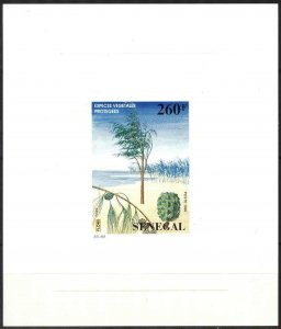 Senegal 1997 Plants Trees 260 Fr. S/S Deluxe on Cardboard MNH