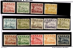 Nauru #17-30a  Single (Complete Set)