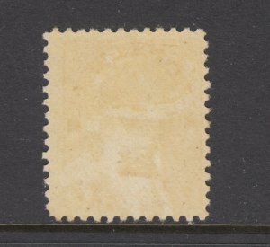 Canada Sc 113 MLH. 1912 7c yellow ocher Admiral, usual centering, Fine