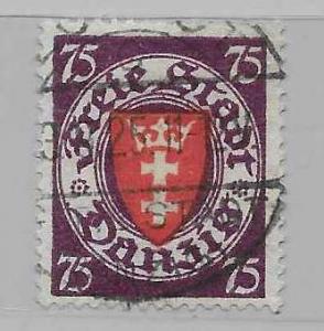 Danzig 191a 75pf Arms single Used (z2)