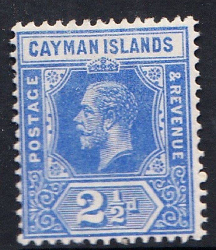 CAYMAN ISLANDS # 36 Mint  - Light Hinge remnant