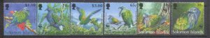 Solomon isl. 761-66 MNH WWF-93/Birds SCV13.75