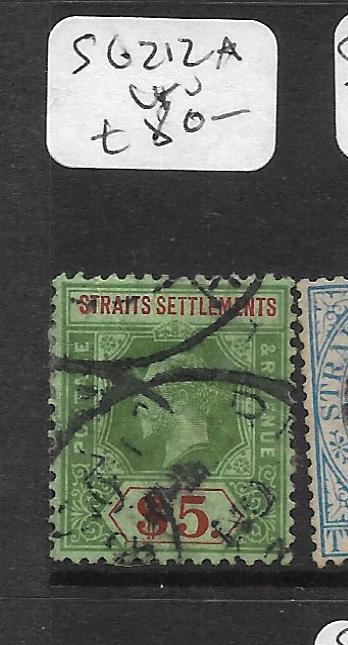 MALAYA STRAITS SETTLEMENTS   (P0605B) KGV $5.00  SG 212A  VFU