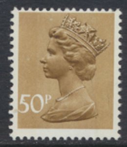 GB   Machin 50p SG X921  SC#  MH159* MNH 2 Phosphor bands