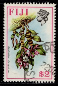 FIJI QEII SG473, 1973 $2 Dendrobium platygastrium, FINE USED. 