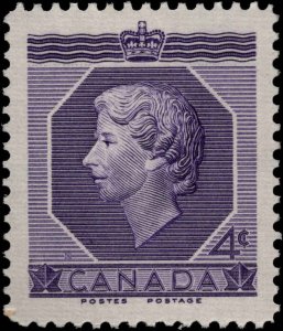 Canada #330, Complete Set, 1953, Royalty, Never Hinged