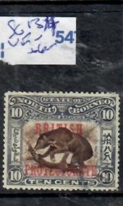 NORTH BORNEO 10C HONEY BEAR, BEE BP     SG 134   VFU     P0310A H