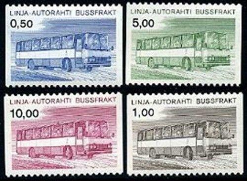 HERRICKSTAMP FINLAND Sc.# Q14-17 1981 Bus Mint NH