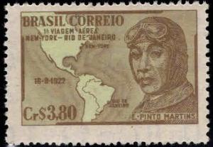 Brazil Scott 711 MNH** 1951 Aviator Martins stamp