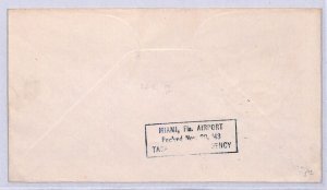 EL SALVADOR Air Mail Cover *TACA* FIRST FLIGHT USA Miami 1948 {samwells}YU65