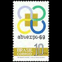 BRAZIL 1969 - Scott# 1142 Phil.Exhib. Set of 1 NH