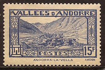 Andorra - French  #  62 B  Unused