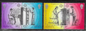 Jersey 1979 Europa CEPT Pillar Box Sc 203a-205a MNH A1626