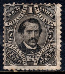 U.S. Scott #RO65 Private Die Proprietary Stamp - Used Single