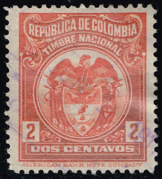Colombia Revenue Stamp; Used (3Stars)