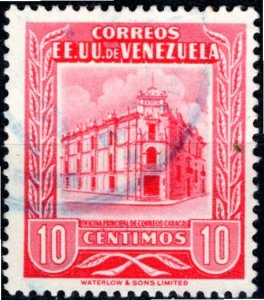 Venezuela 1954; Sc. # 652; Used Single Stamp