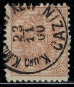 Bosnia #19  CV $13.00   Cazin, Bosnia Nov. 23, 1900 military post cancel