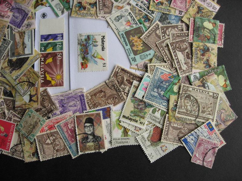 Hoard breakup mixture 150 MALAYA/MALAYSIA Duplicates & mixed condition