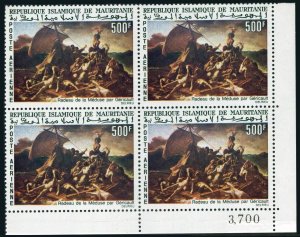 Mauritania C58 block/4,MNH.Michel 289. Raft of the Medusa,by T.Gericault,1966.