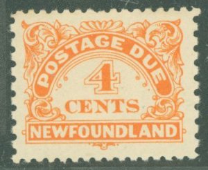 Newfoundland #J4 Mint (NH) Single